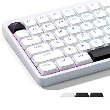 ロープロファイル キーキャップ オプション確認 & 販売ページ Amazon | Womier ロープロファイルキーキャップ - Shine Through